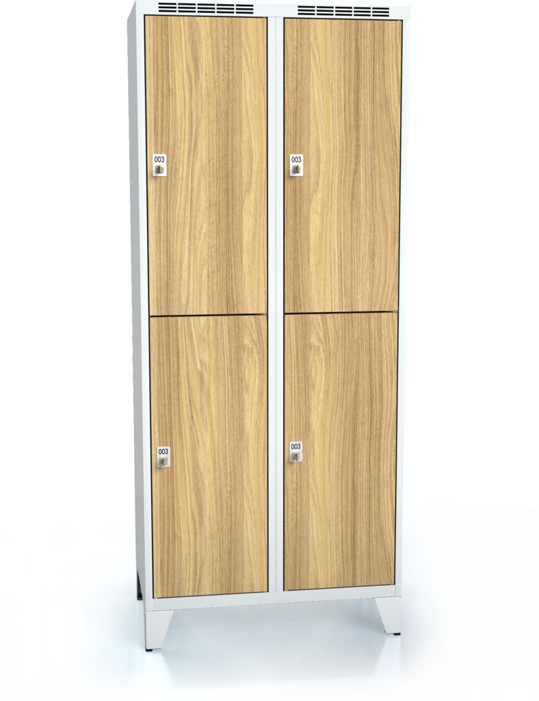 Divided cloakroom locker ALDERA with feet 1920 x 800 x 500